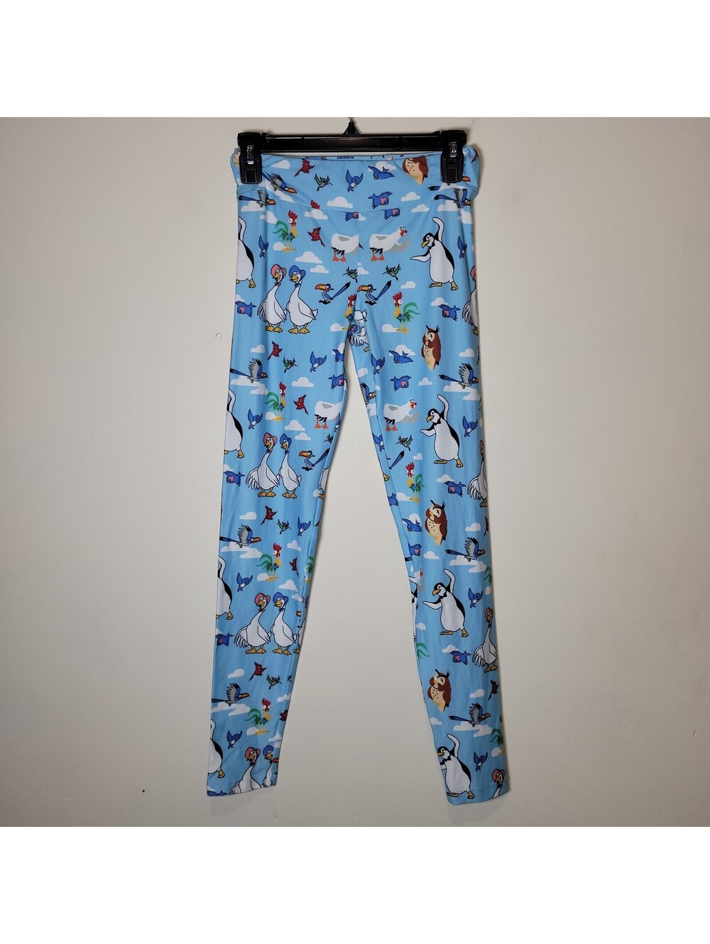 Disney Parks Birds of a Feather Penguins Hei Zazu Women's Blue Leggings XS